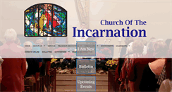 Desktop Screenshot of incarnationchurch.org